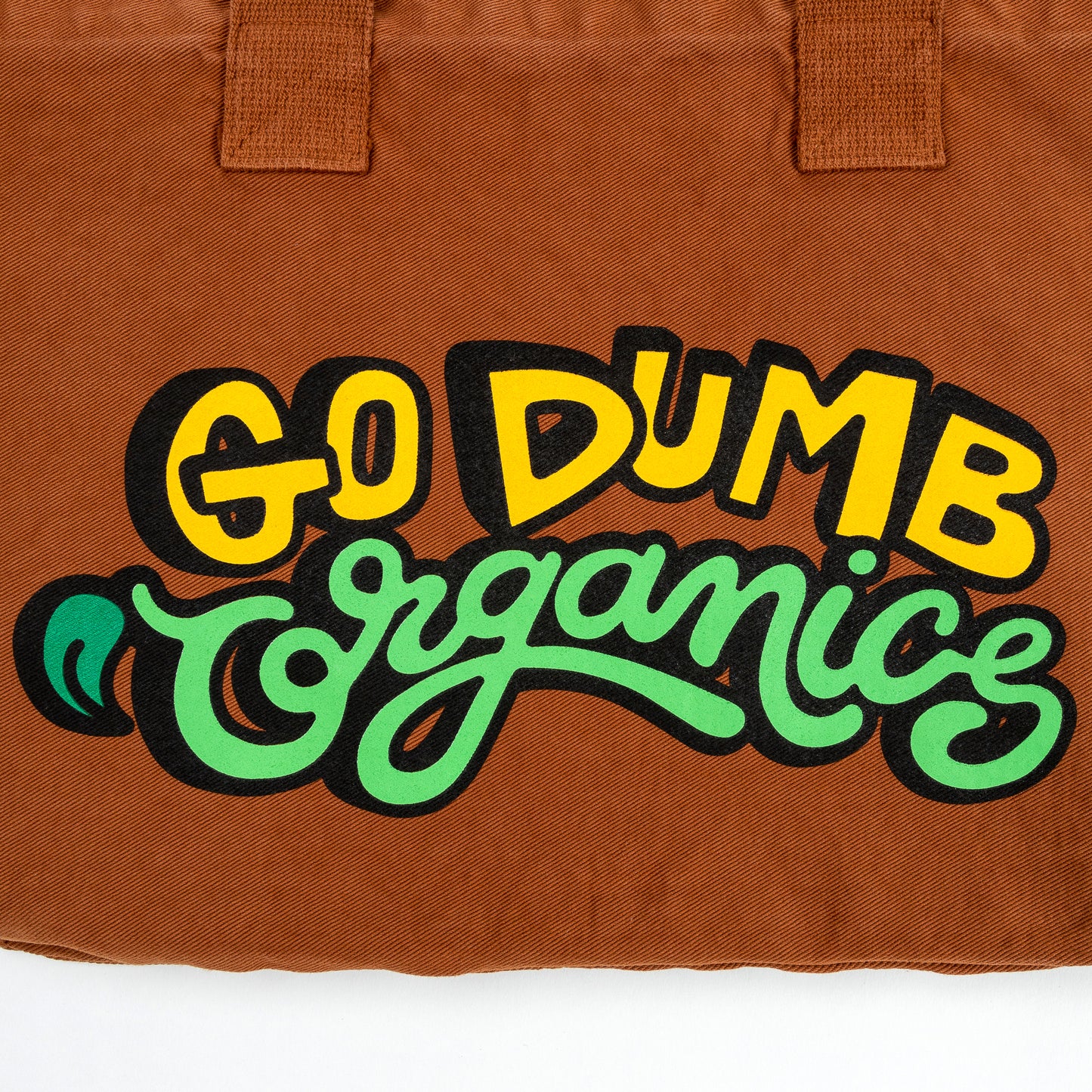 Go Dumb Tote Bag (Brown)